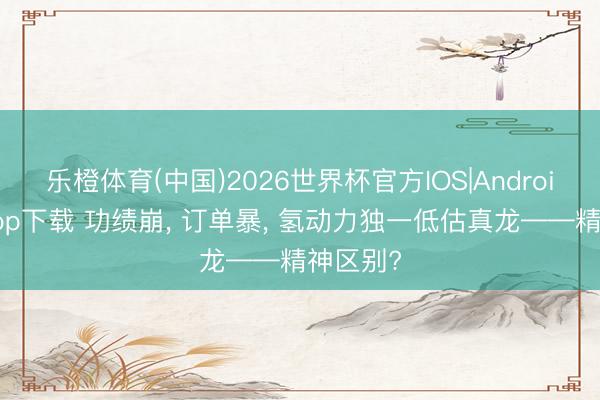 乐橙体育(中国)2026世界杯官方IOS|Android手机app下载 功绩崩， 订单暴， 氢动力独一低估真龙——精神区别?