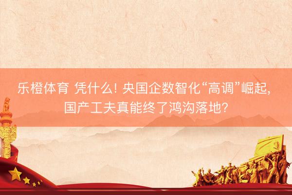 乐橙体育 凭什么! 央国企数智化“高调”崛起， 国产工夫真能终了鸿沟落地?