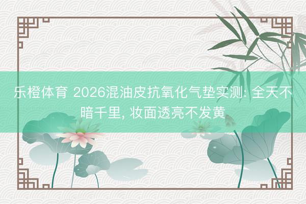 乐橙体育 2026混油皮抗氧化气垫实测: 全天不暗千里， 妆面透亮不发黄